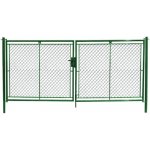 Garden dvoukřídlá branka s jedn.zámkem 360x125 cm, RAL6005, zelená – Hledejceny.cz