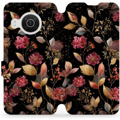 Mobiwear - Nokia X20 - V171S Zlatavé lístky a květy – Zboží Mobilmania