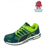 PUMA Elevate Knit Green Low S1P bezpečnostní obuv zelená, žlutá – Sleviste.cz