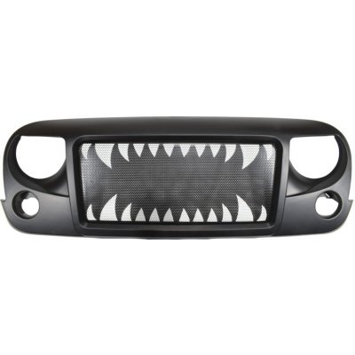 Mřížka, Černá, Žralok, Spartacus Serie, Jeep Wrangler JK – Sleviste.cz
