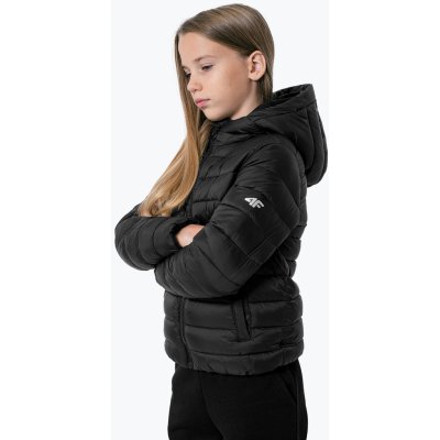 4F bunda HJZ22-JKUDP001 černá – Zboží Dáma