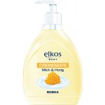 Elkos Mléko & Med tekuté mýdlo s dávkovačem 500 ml – Zboží Dáma