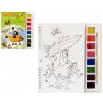 Krtek omalovánka s vodovými barvami a štětcem – Zboží Dáma