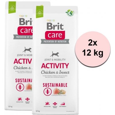 Brit Care Sustainable Activity Chicken & Insect 2 x 12 kg