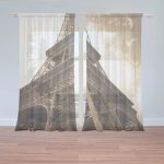 Sablio Záclony Eiffelova věž 6: 2ks 150x250cm – Hledejceny.cz