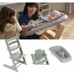 Stokke Tripp Trapp a Baby set Glacier Green + Newborn set Grey – Hledejceny.cz