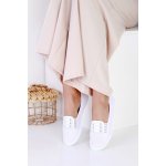 Cathay moda slip on tenisky 3439-4WH bílé – Zboží Mobilmania