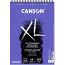 Canson XL Mix Media v kroužkové vazbě A4 300g 30 archů