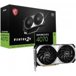 MSI GeForce RTX 4070 VENTUS 2X E 12G OC – Zbozi.Blesk.cz