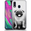 Pouzdro a kryt na mobilní telefon Samsung Pouzdro Head Case Samsung Galaxy A40 MOPSÍK