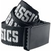 Pásek Urban Classics Jaquard Logo belt Gürtel cerná/bílá