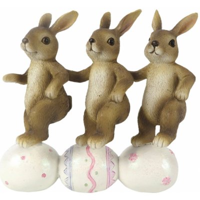 Dekorace králíků s vajíčky 14*5*13 cm – Hledejceny.cz