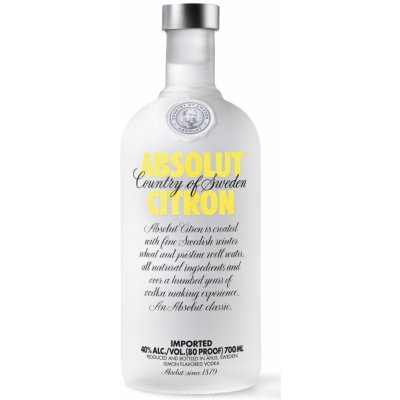 Absolut Citron 40% 0,7 l (holá láhev ) – Zbozi.Blesk.cz