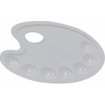 Daler Rowney Palettes Artists' Plastic Oval Malířská paleta 17 x 25 cm – Zboží Dáma