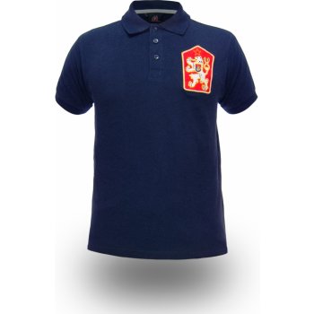 Brixton pánské tričko ČSSR S Límečkem Modré