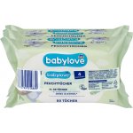 Babylove vlhčené ubrousky aloe vera 320 ks – Hledejceny.cz