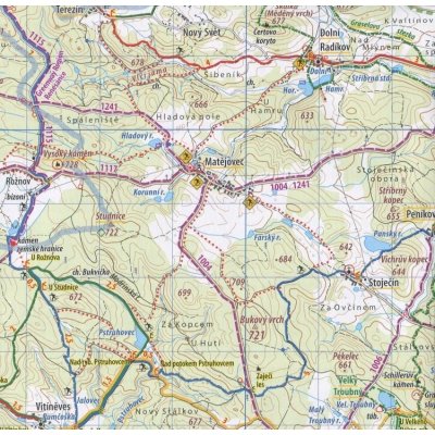 KČT 36 Okolí Prahy západ - nástěnná turistická mapa 90 x 60 cm Varianta: bez rámu v tubusu, Provedení: laminovaná mapa v lištách – Hledejceny.cz