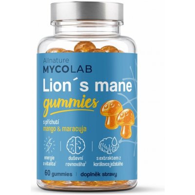 Allnature Mycolab Lion’s Mane Focus Gummies 60 ks – Hledejceny.cz