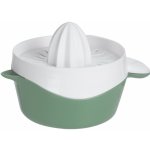 Excellent Houseware Lis na citrusy s nádobou s výlevkou, 17 x 12,5 x 10,5 cm, tmavě zelený zelený – Zboží Mobilmania