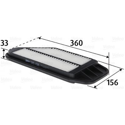 Vzduchový filtr VALEO 585436 – Hledejceny.cz