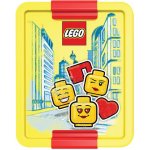 LEGO® Iconic girl box na svačinu žlutá/červená – Zboží Dáma