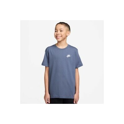 Nike Sportswear Big Kids T-Shirt modrá – Zboží Dáma
