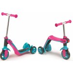 Smoby koloběžka a odrážedlo 2v1 tříkolová 750603 růžové – Zbozi.Blesk.cz