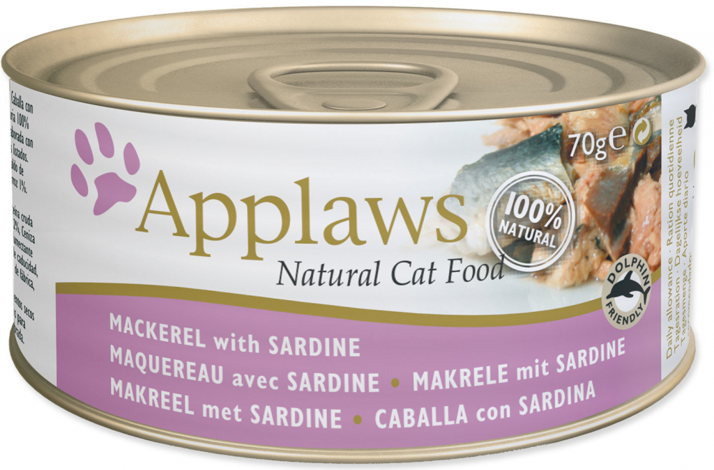 Applaws Makrela a sardinky 12 x 70 g