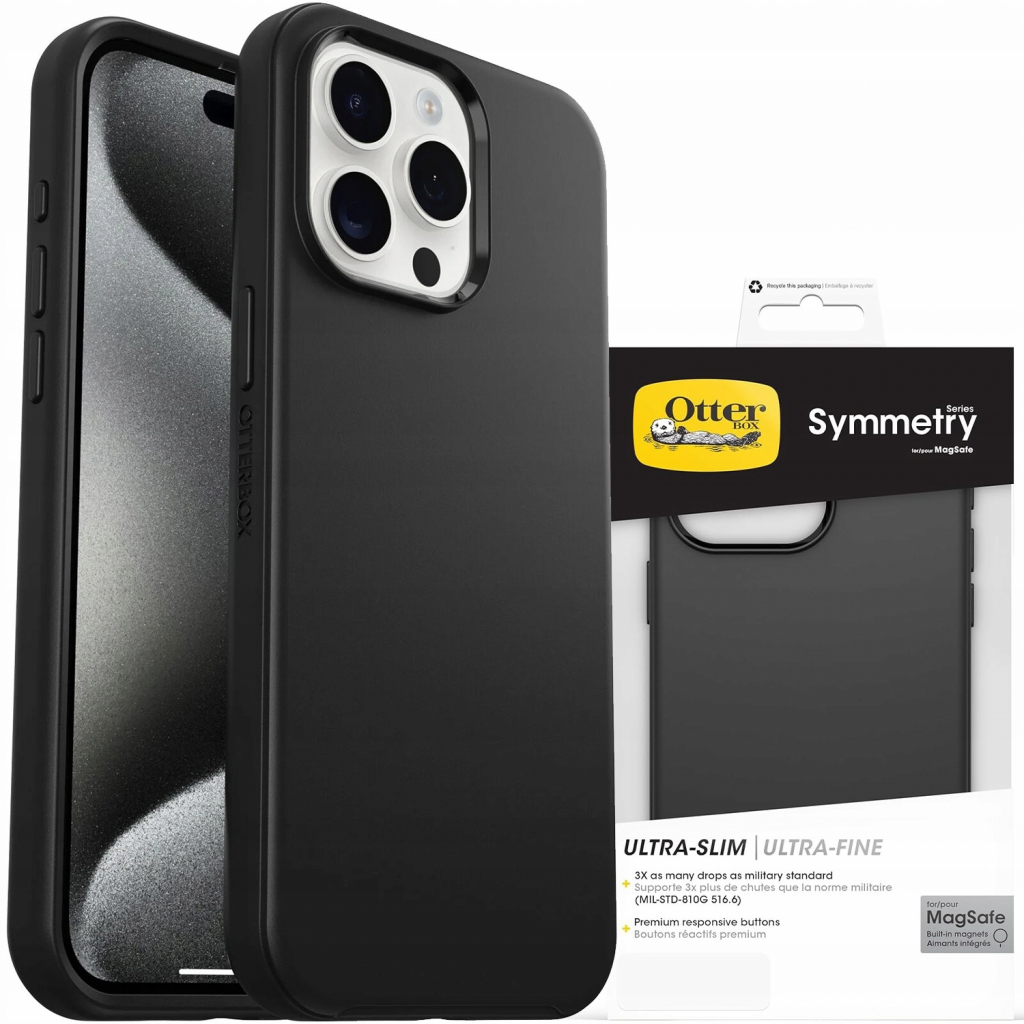 Otterbox Apple iPhone 15 Pro Max Symmetry MagSafe černé