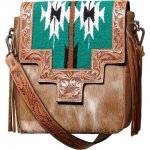 Stars & Stripes Taška 10 brown turquoise – Zboží Dáma