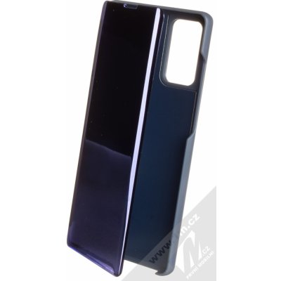 Pouzdro 1Mcz Clear View flipové Samsung Galaxy Note 20 modré