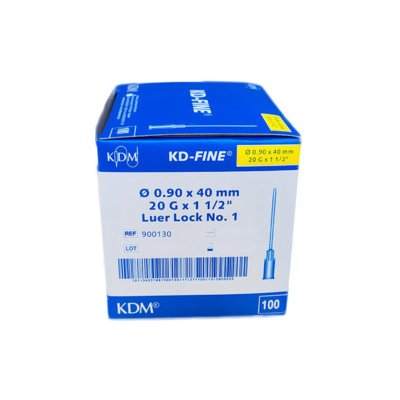 KD Medical Injekční jehla KD-Fine 20 G 0,9 x 40 žlutá 100 ks – Zboží Mobilmania