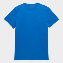 4F pánské bavlněné tričko modrá