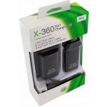 APT KX7A 2x XBOX 360 Baterie USB kabel, černá – Zboží Živě