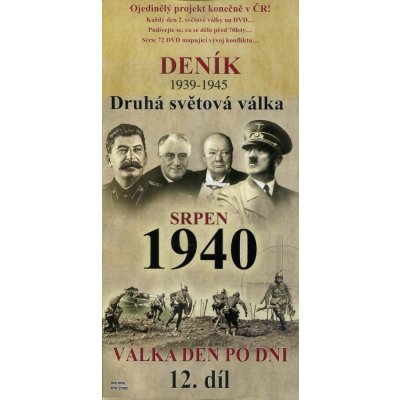 Deník 2. světové války - srpen 1940 DVD – Zbozi.Blesk.cz