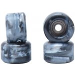 Hood Urethanová kolečka swirl bílá/černá Kolečka na fingerboard – Zboží Mobilmania