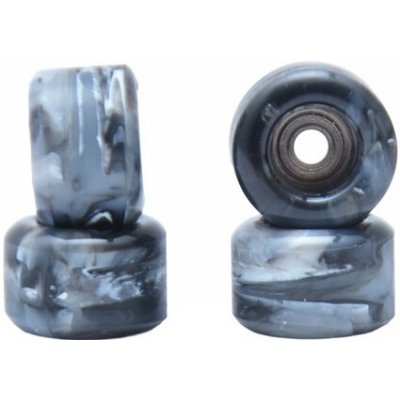 Hood Urethanová kolečka swirl bílá/černá Kolečka na fingerboard – Zboží Mobilmania