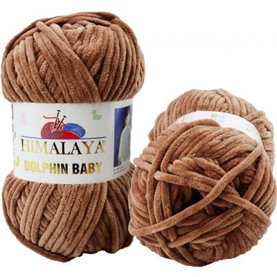 Himalaya příze Dolphin Baby 80374 pastelově hnědá – Sleviste.cz