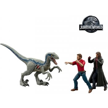 Mattel Jurský Svět Extreme Damage Owen a Velociraptor