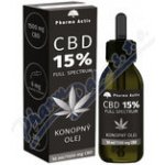 PHARMA ACTIV CZECH CBD 15% Full Spectrum Konopný olej 1500 mg 10 ml – Sleviste.cz