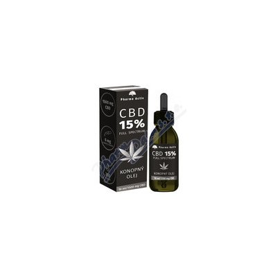 PHARMA ACTIV CZECH CBD 15% Full Spectrum Konopný olej 1500 mg 10 ml – Sleviste.cz