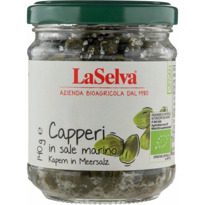 LaSelva Bio kapary v mořské soli 140 g – Sleviste.cz