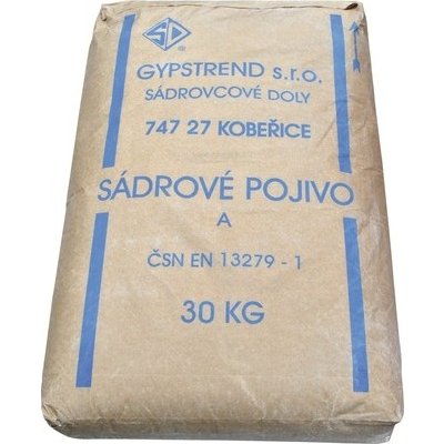 Gypstrend sádra stavební šedá 30kg – HobbyKompas.cz