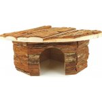 Tommi Domek dřevěný rohový s kůrou 22 x 30 x 13 cm – Zbozi.Blesk.cz