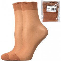 VOXX ponožky NYLON socks SÁČEK 20 DEN 2 páry opal