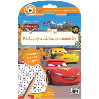 Jiri Models Křížovky sudoku osmisměrky s tužkou Auta Cars – Zboží Mobilmania