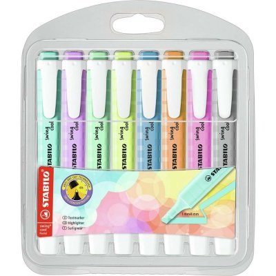 Stabilo swing cool Pastel 275/8-08-2 8 ks sada 8 různých barev – Hledejceny.cz