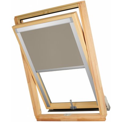 Dekodum Termoizolační roleta na střešní okno FAKRO 78x118 cm Tan Silver – HobbyKompas.cz