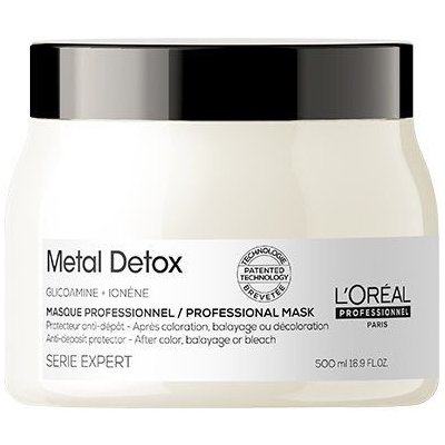 L’Oréal Metal Detox maska krok 3 pro střední až pevné vlasy 500 ml