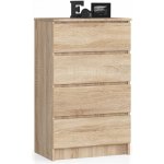 Ak furniture Kuba 60 cm 4 šuplíky – Hledejceny.cz